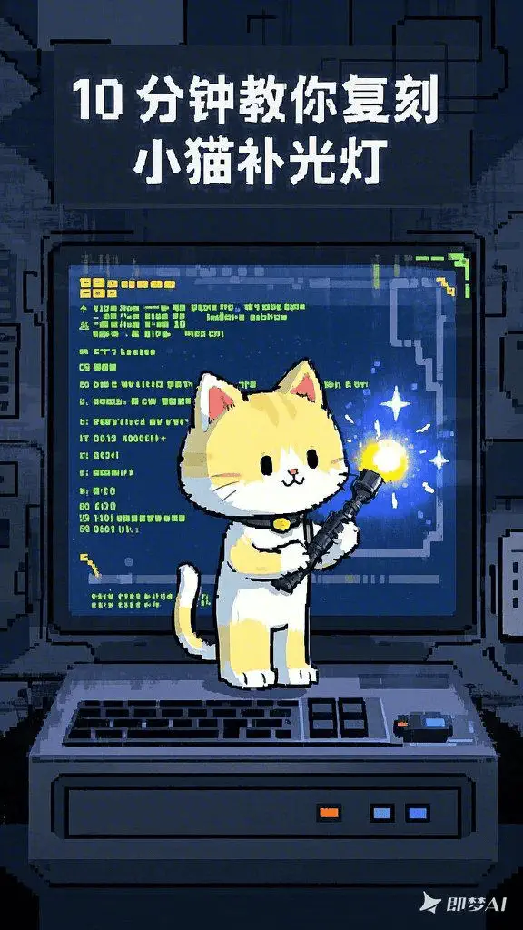 猫咪补光灯网站示例
